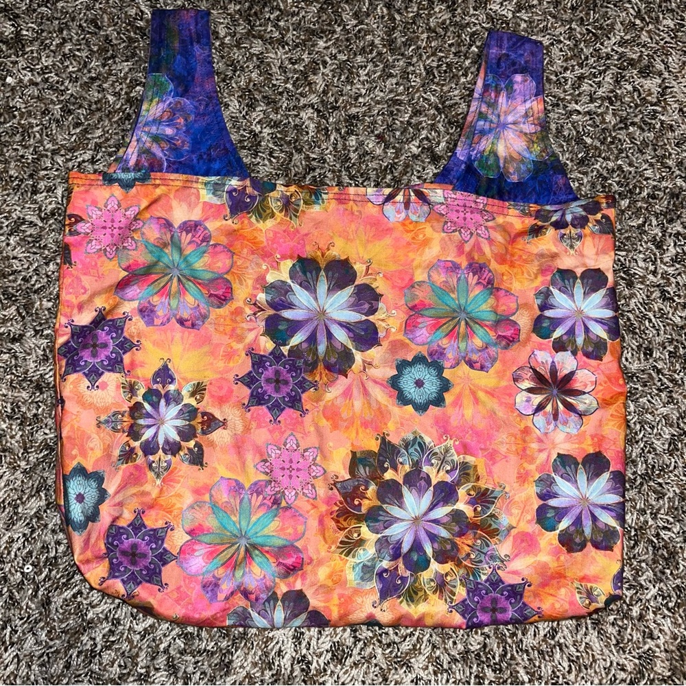 Floral Multicolor Tote Bag